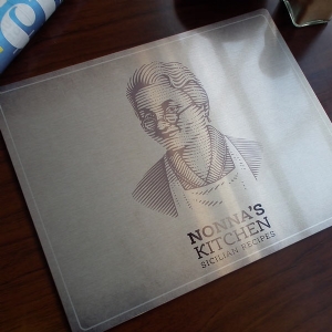 Metal placemats, metal tablemats, metal coasters, restaurant place mat, custom place mat.