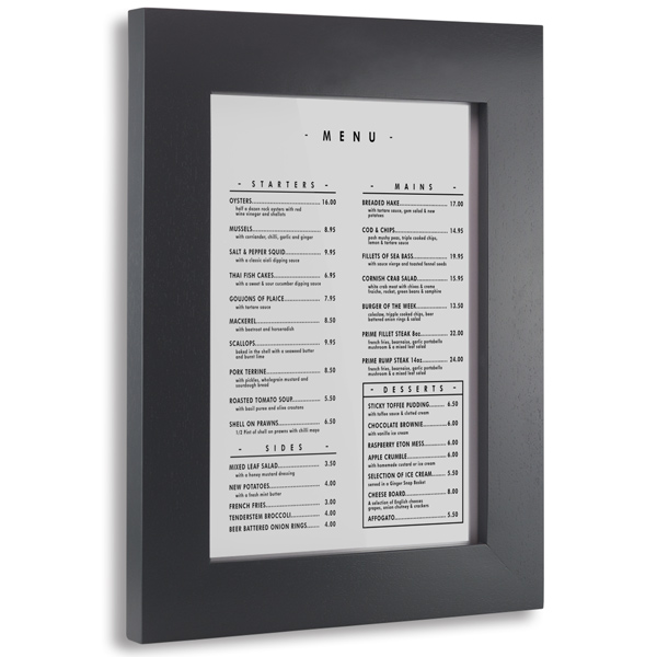 Portamenu In Legno Con Pinza In Metallo - Soluzioni Creative