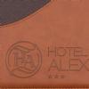 Milan Faux Leather Heat Embossed Room Folder Logo